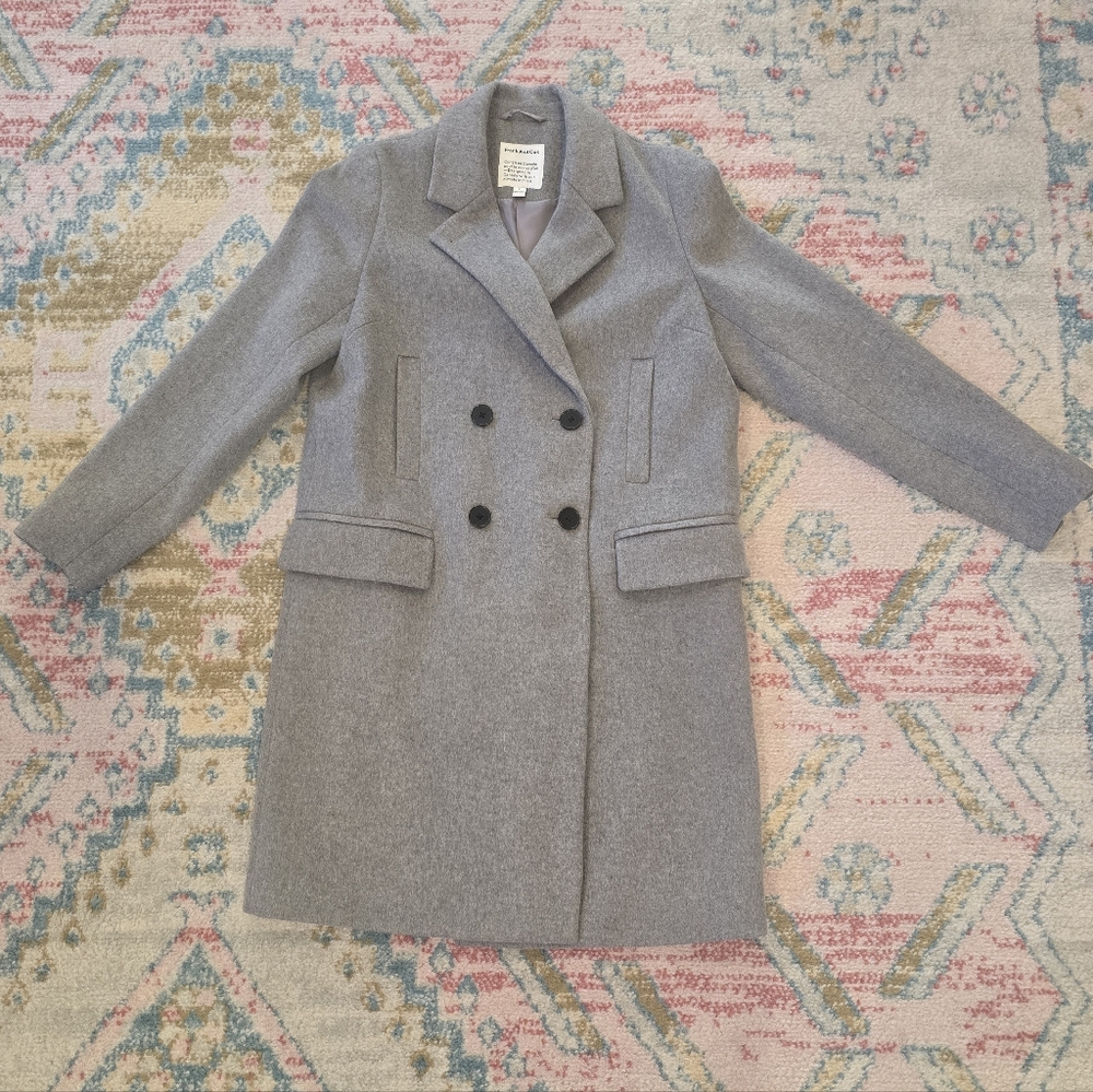 Frank And Oak Recycled Wool Blend Coat - Picture 3 of 12